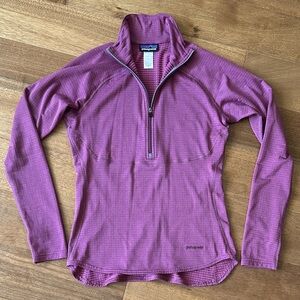 Patagonia Capilene Long Sleeve Magenta Top